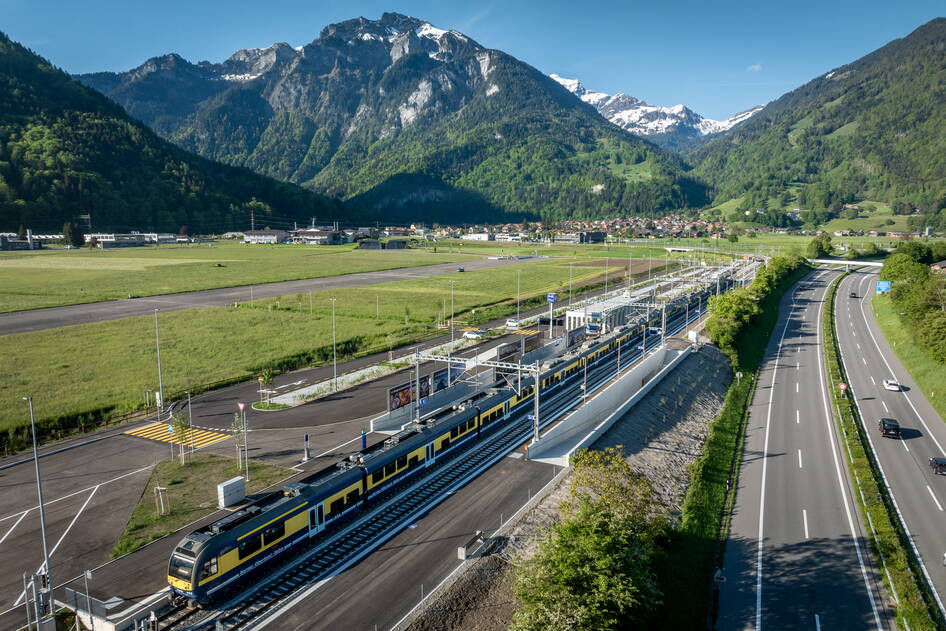 Sanierung Aarebrücke, Bahninfrastruktur – Ribuna AG Interlaken
